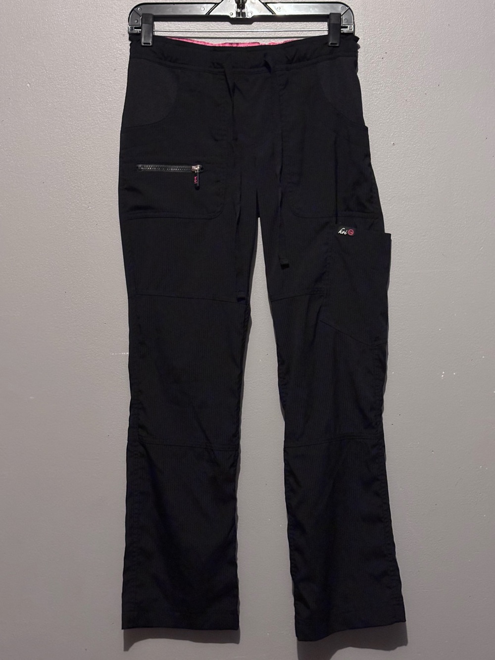 koi lite Women’s Black Slim fit Scrub Pants